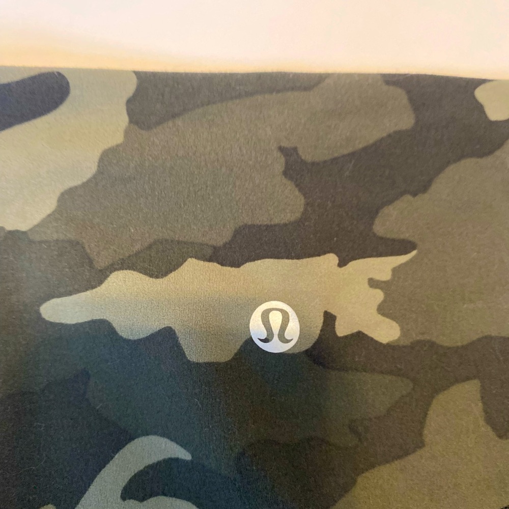 Lululemon Green Camo Leggings